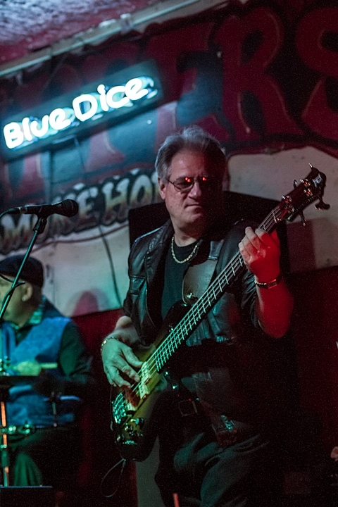 Nelson on Bass in Concert